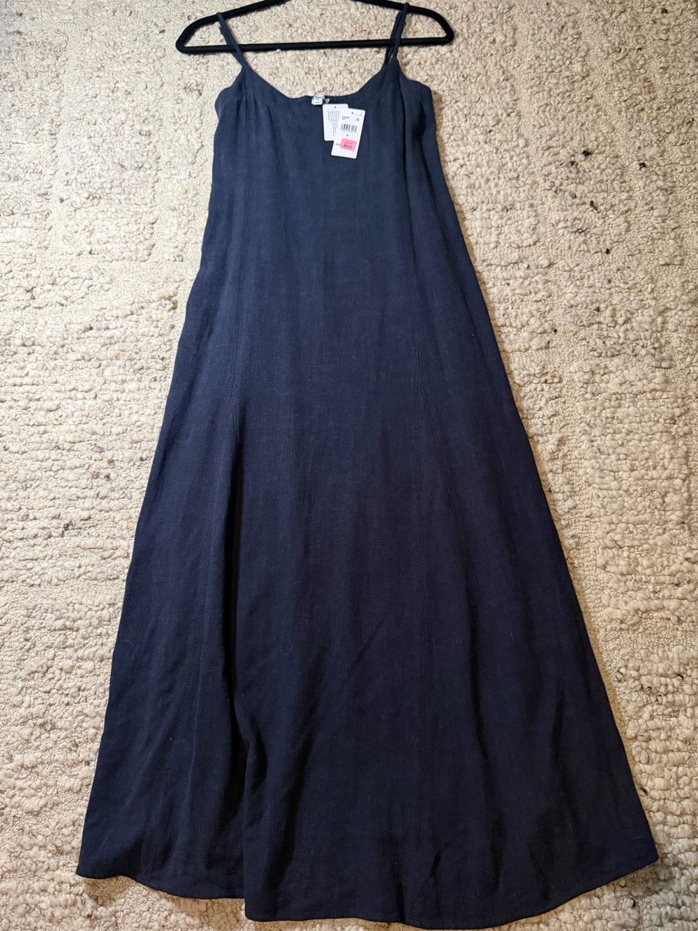 Splendid Navy Maxi Dress with Spaghetti Straps